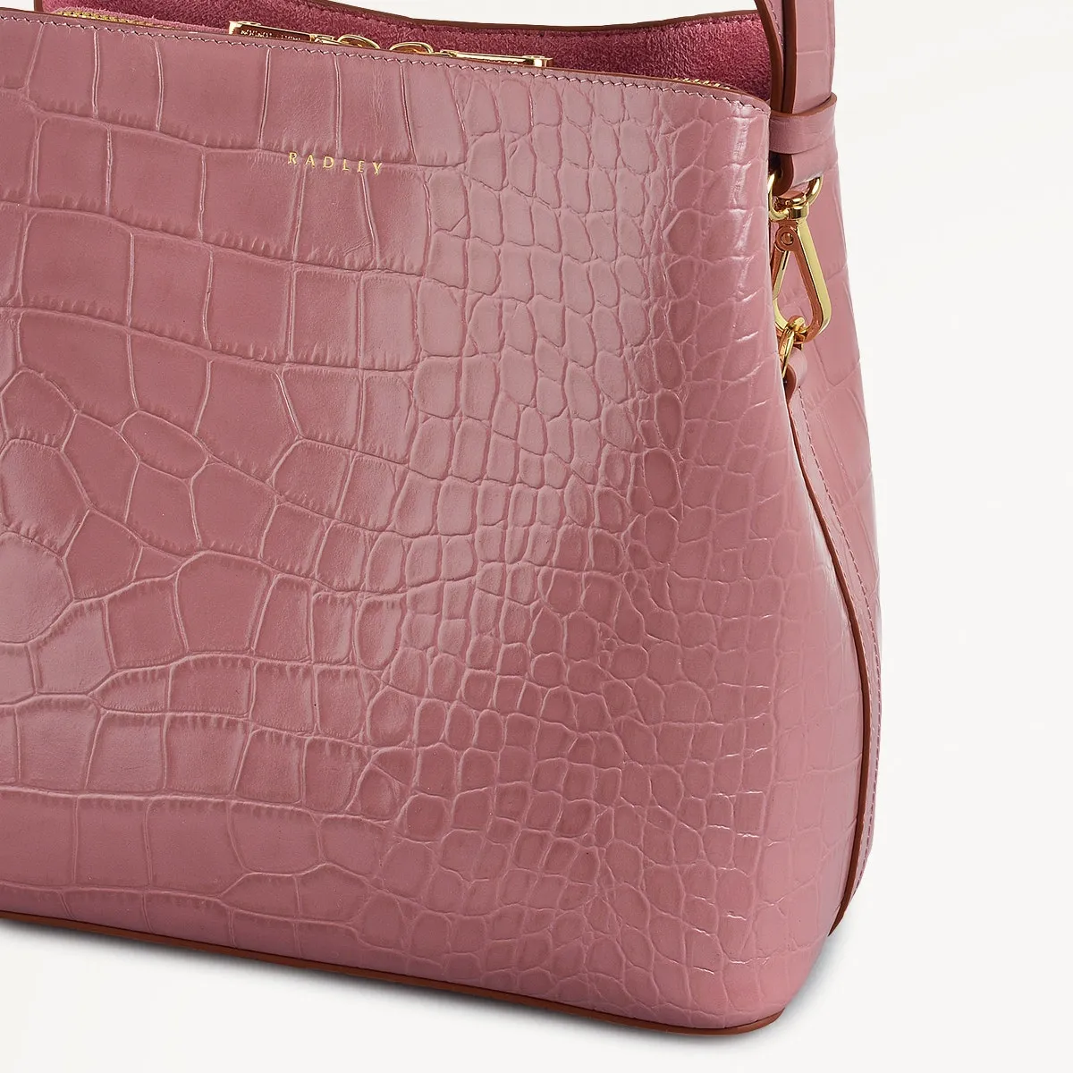 Dukes Place Leather Medium Compartment Cross Body Bag in French Rose - 111409 sold by Radley product image thumbnail 4