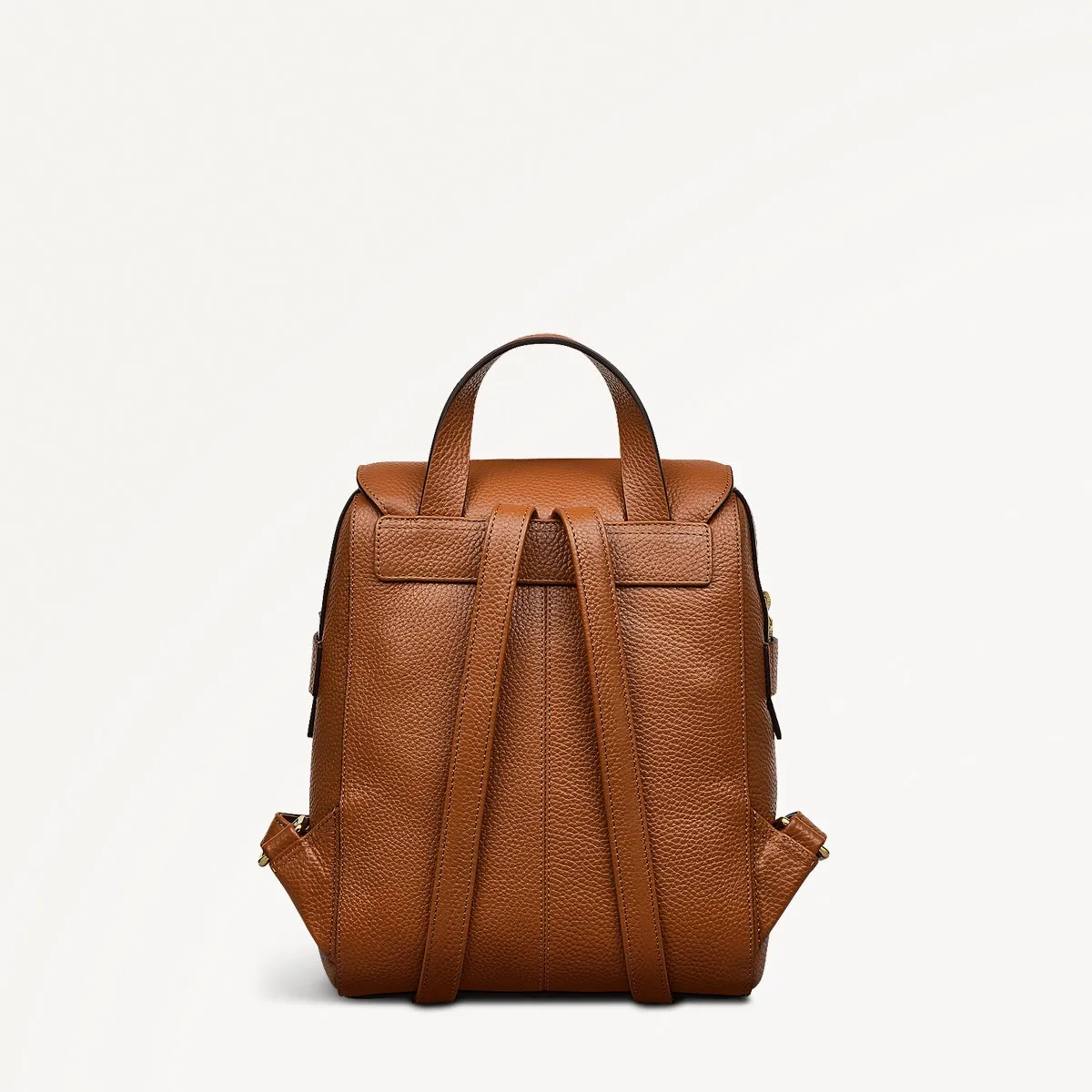 Lorne Close Leather Medium Flapover Backpack in Indus Tan - 111843 sold by Radley product image thumbnail 2