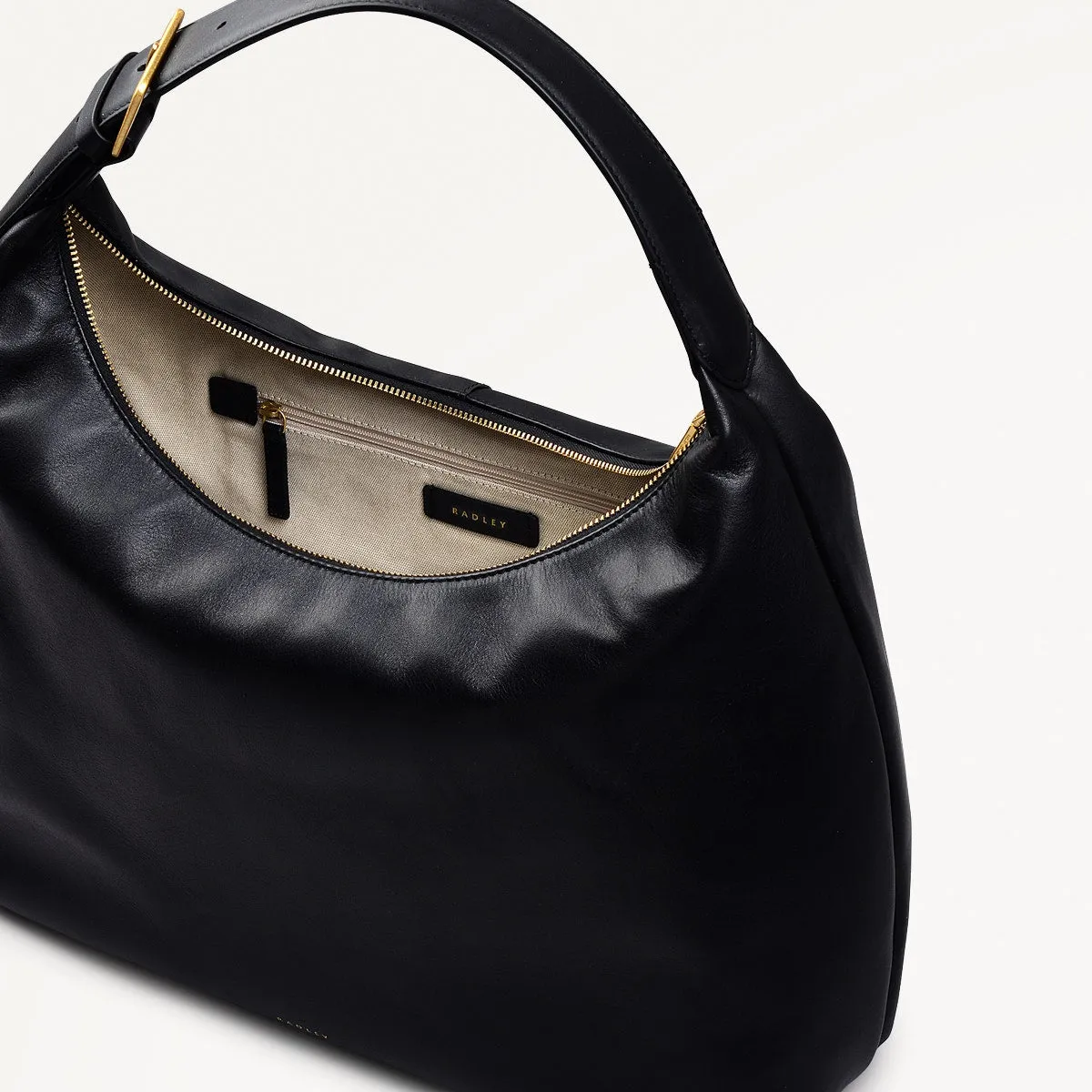 Spencer Mews Leather Large Ziptop Shoulder Bag in Black - 111680 sold by Radley product image thumbnail 3