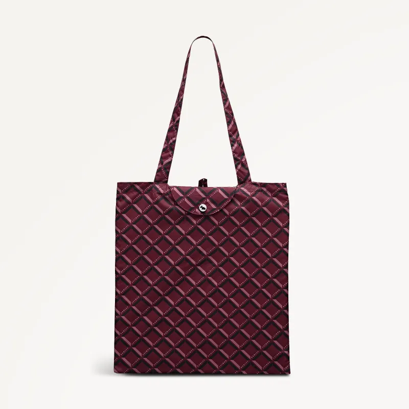 Radley Geo Responsible Foldaway Dark Cherry - 113256 sold by Radley