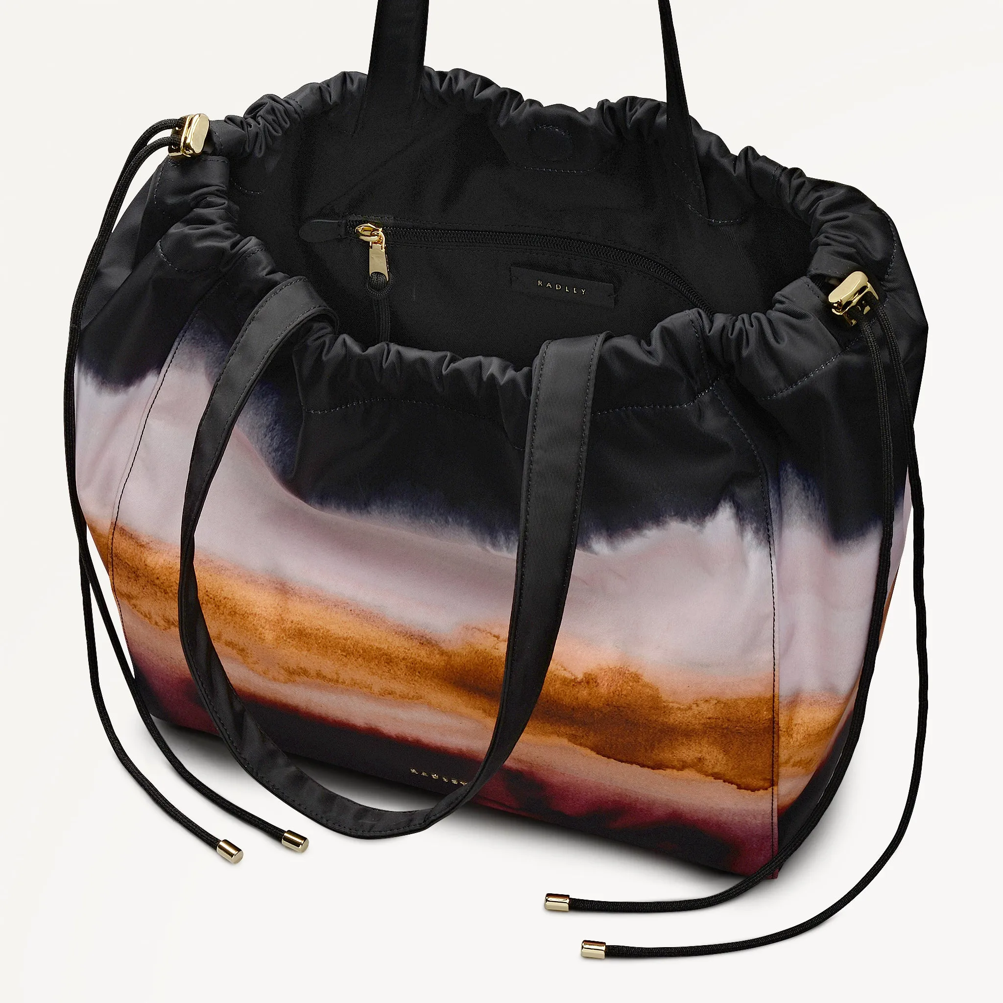 Eden Row - Ombre Stripe Large Open Top Tote Black - 113057 sold by Radley product image thumbnail 4