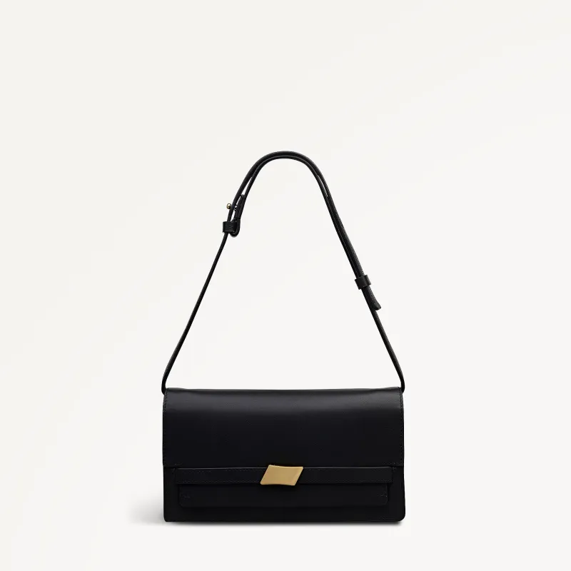 The Christina Mini Flapover Shoulder Black - 113054 sold by Radley