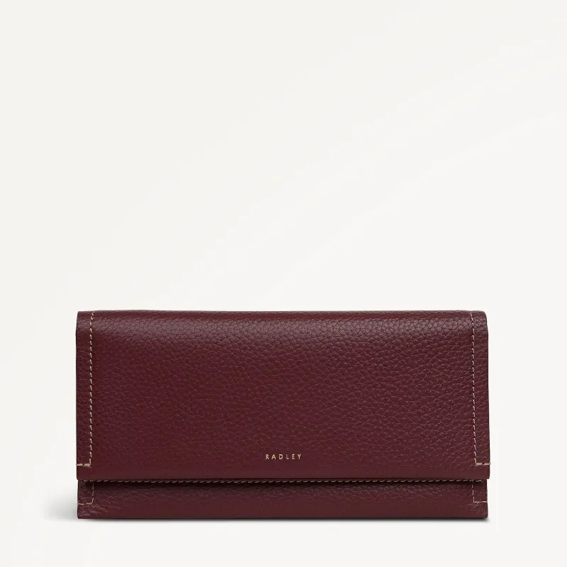 Oak Street Large Flapover Purse Dark Cherry - 113150 sold by Radley