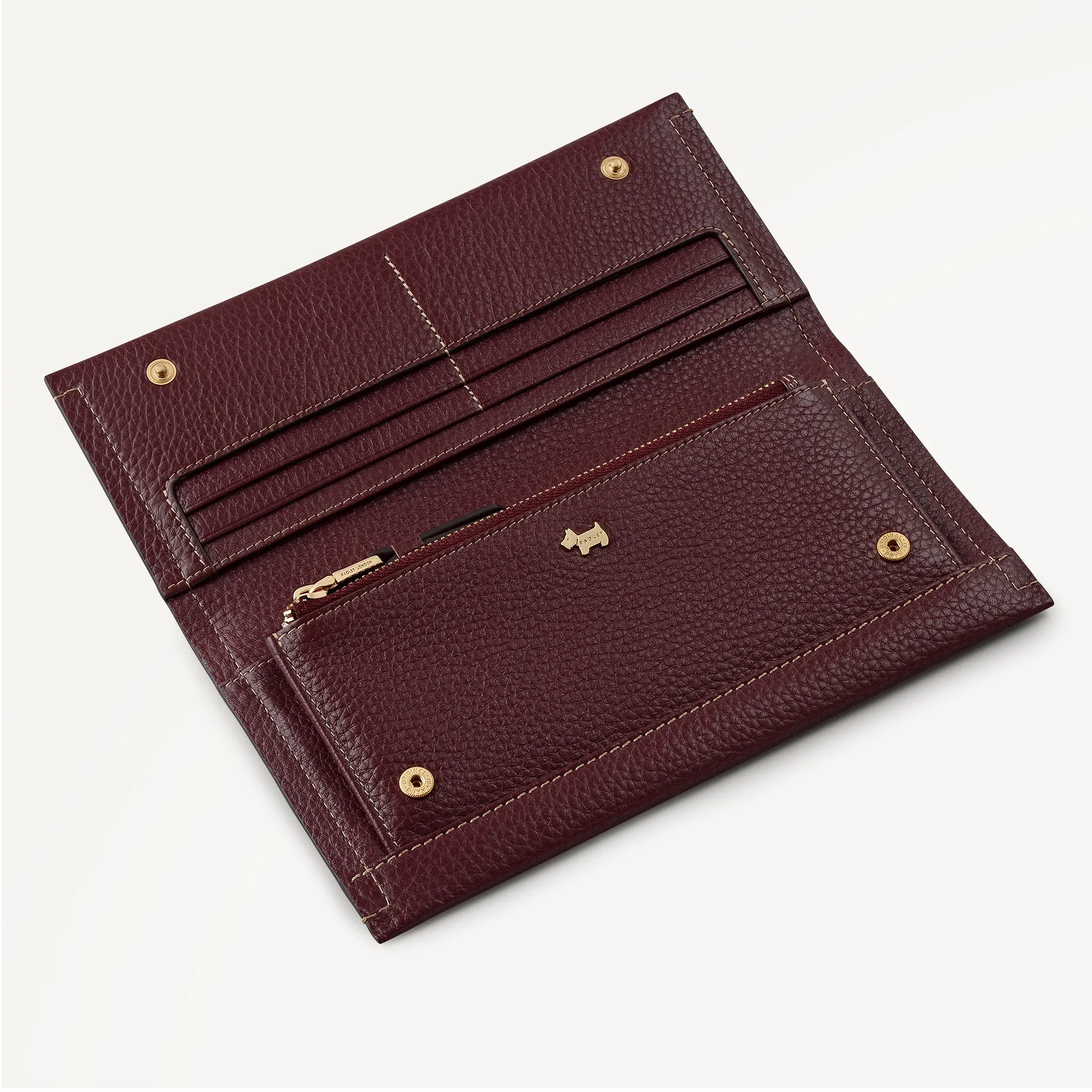 Oak Street Large Flapover Purse Dark Cherry - 113150 sold by Radley product image thumbnail 3