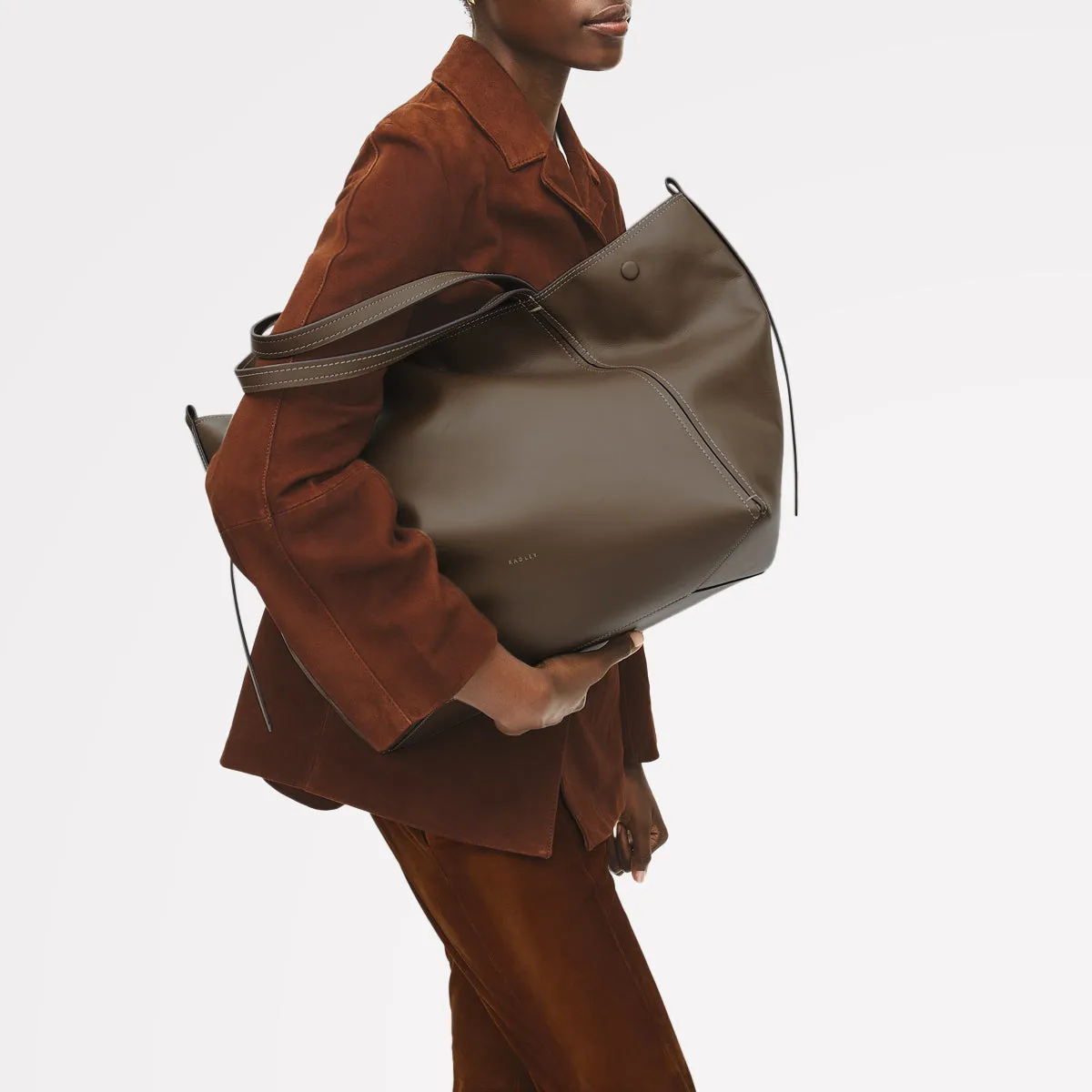 The Delphine Extra Large Open Top Tote Coffee - 113045 sold by Radley product image thumbnail 2