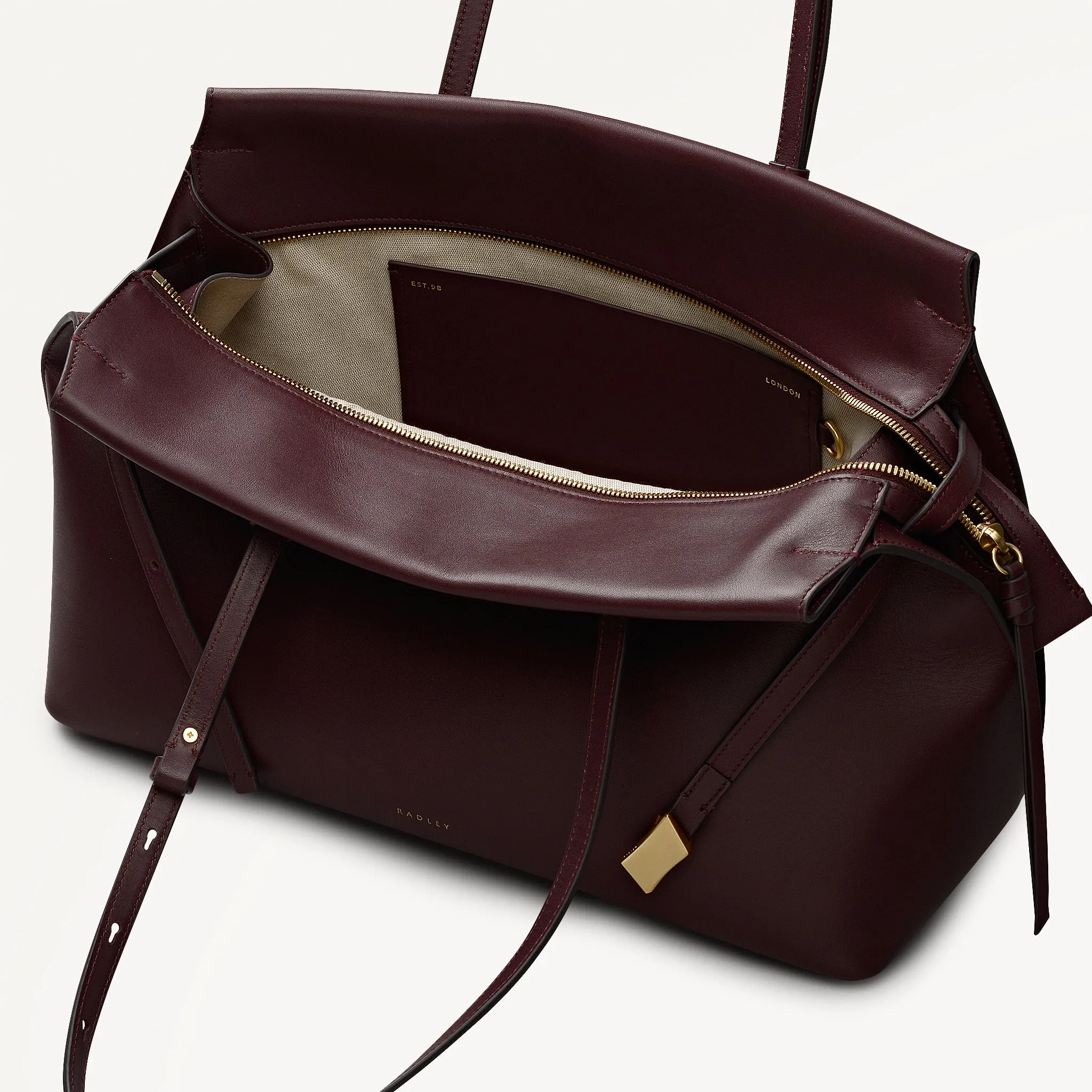 The Christina Large Ziptop Shoulder Dark Cherry - 113044 sold by Radley product image thumbnail 4