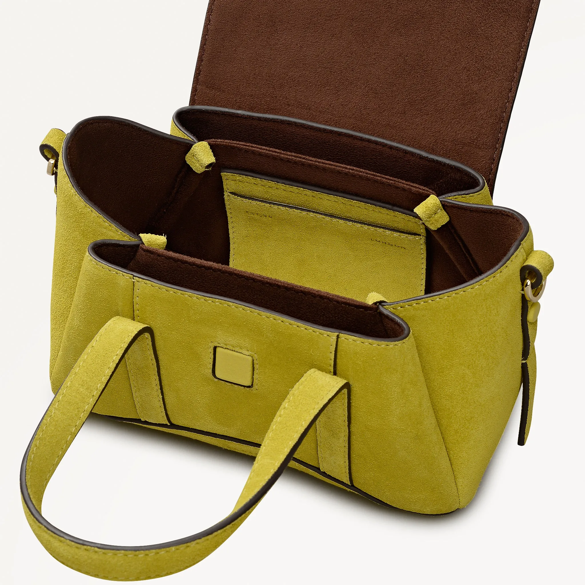 The Chancery - Suede Small Flapover Grab Limoncello - 113036 sold by Radley product image thumbnail 5