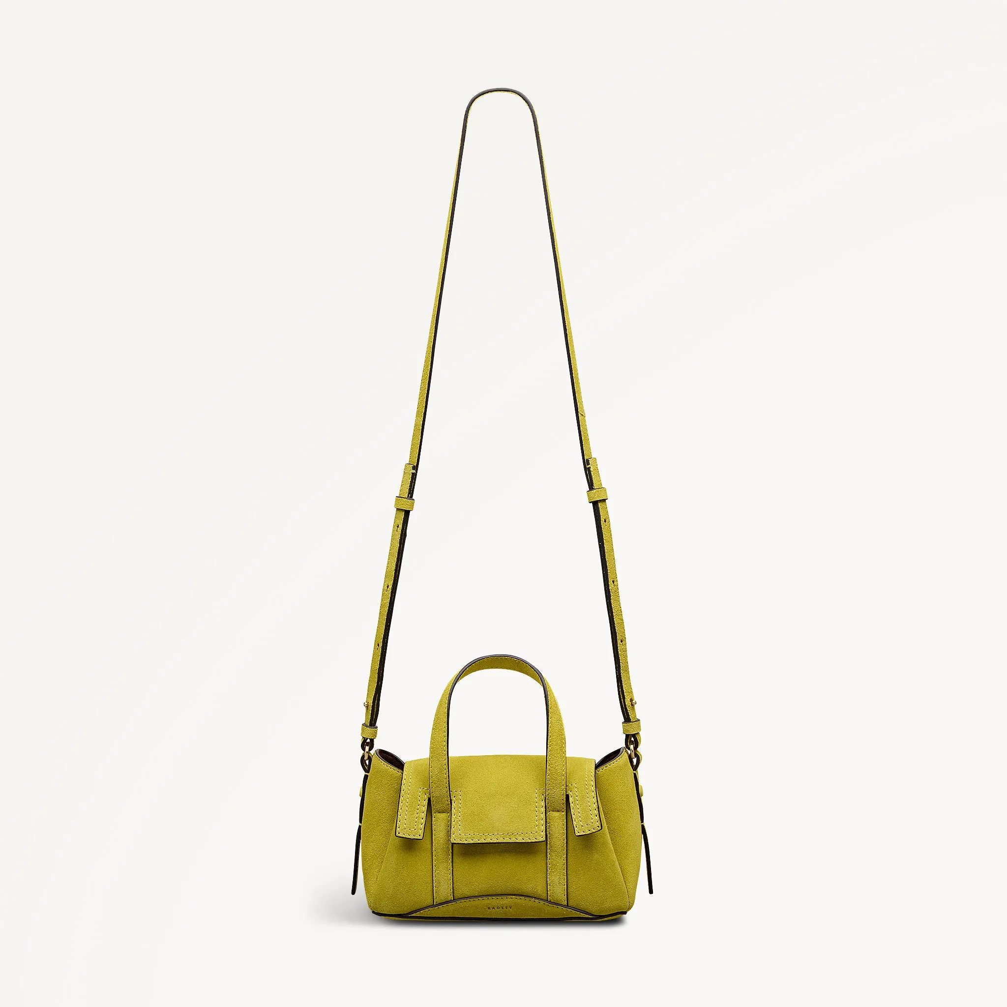 The Chancery - Suede Small Flapover Grab Limoncello - 113036 sold by Radley product image thumbnail 3
