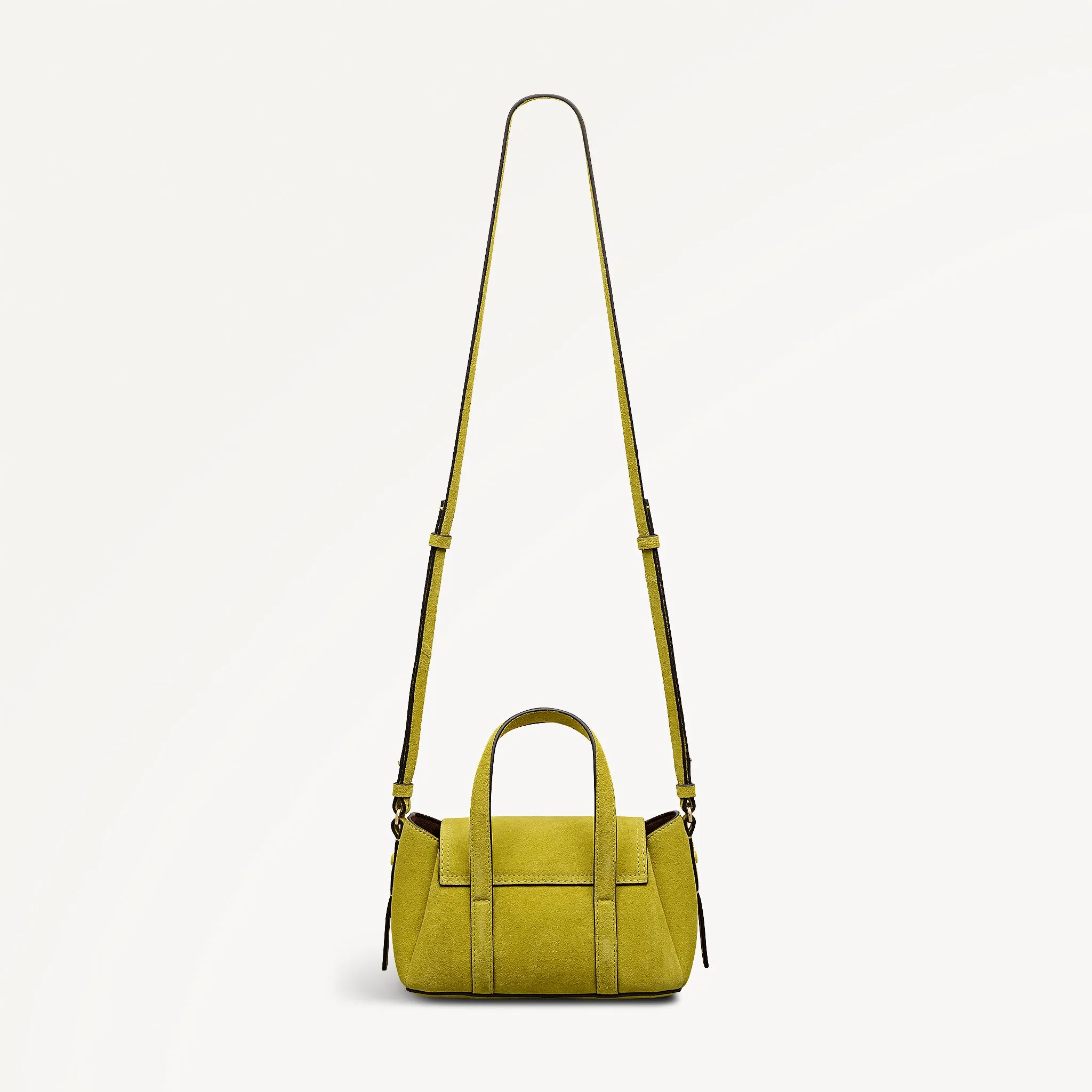 The Chancery - Suede Small Flapover Grab Limoncello - 113036 sold by Radley product image thumbnail 4