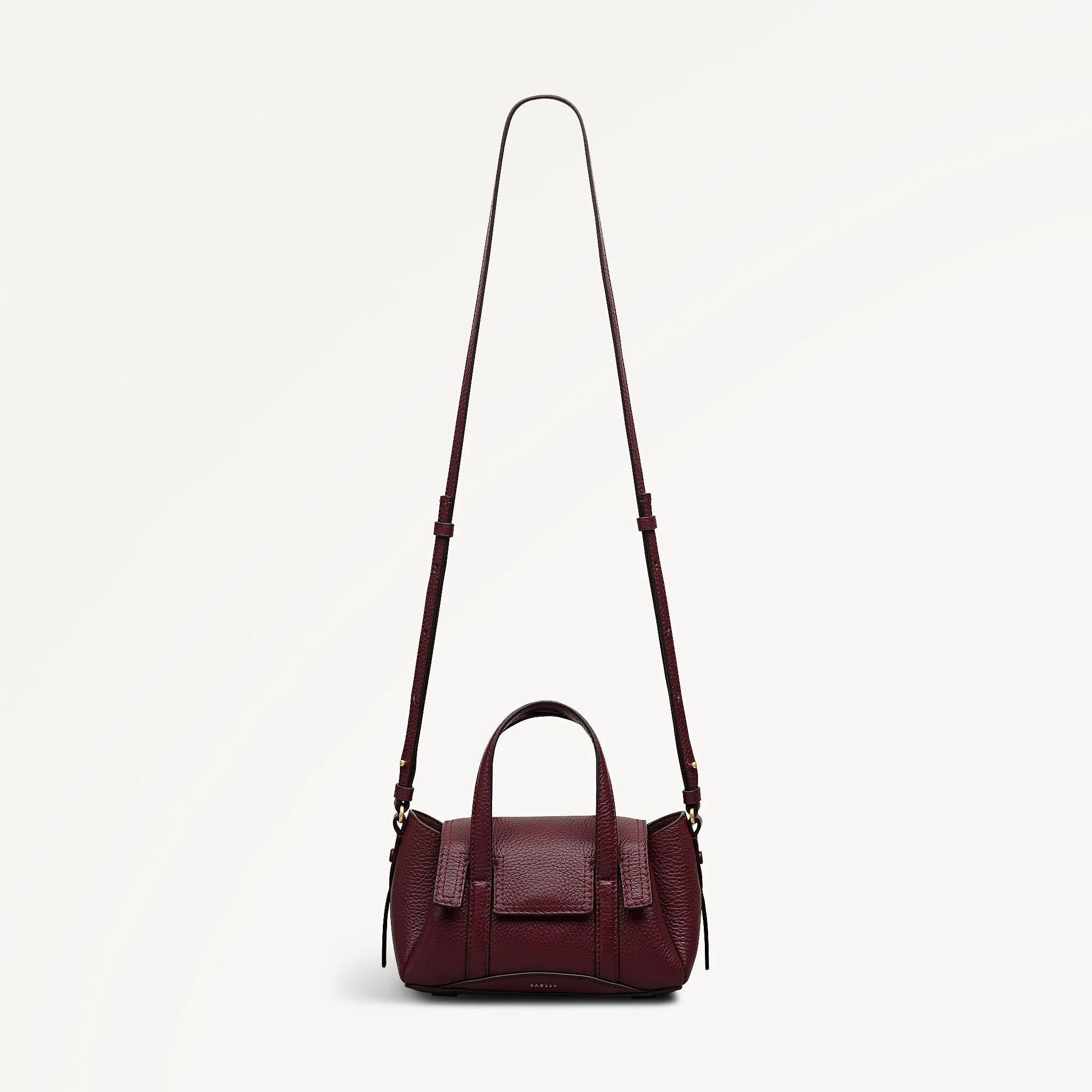 The Chancery Small Flapover Grab Dark Cherry - 113035 sold by Radley product image thumbnail 3