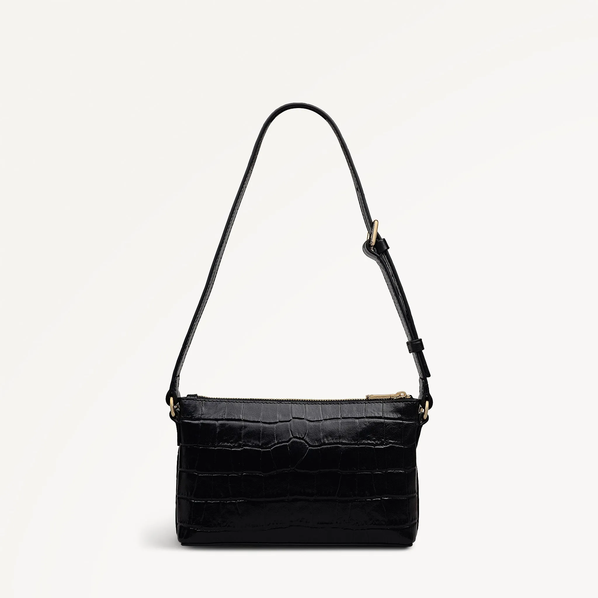 Pockets - Faux Croc Mini Ziptop EW Shoulder Black - 113027 sold by Radley product image thumbnail 3