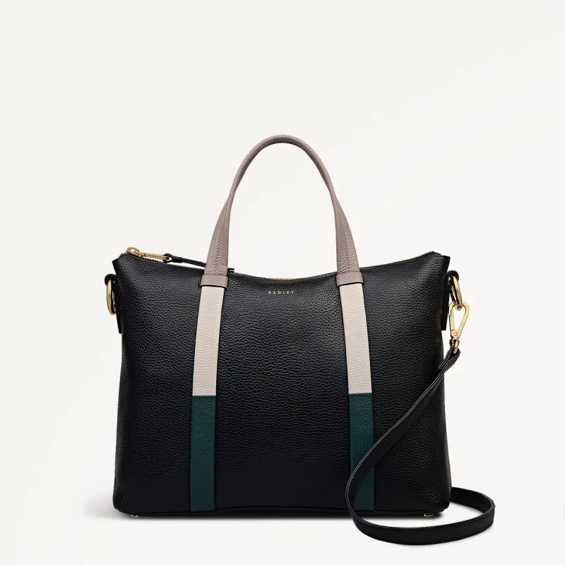 Waterloo Way Medium Ziptop Grab Black - 111916 sold by Radley