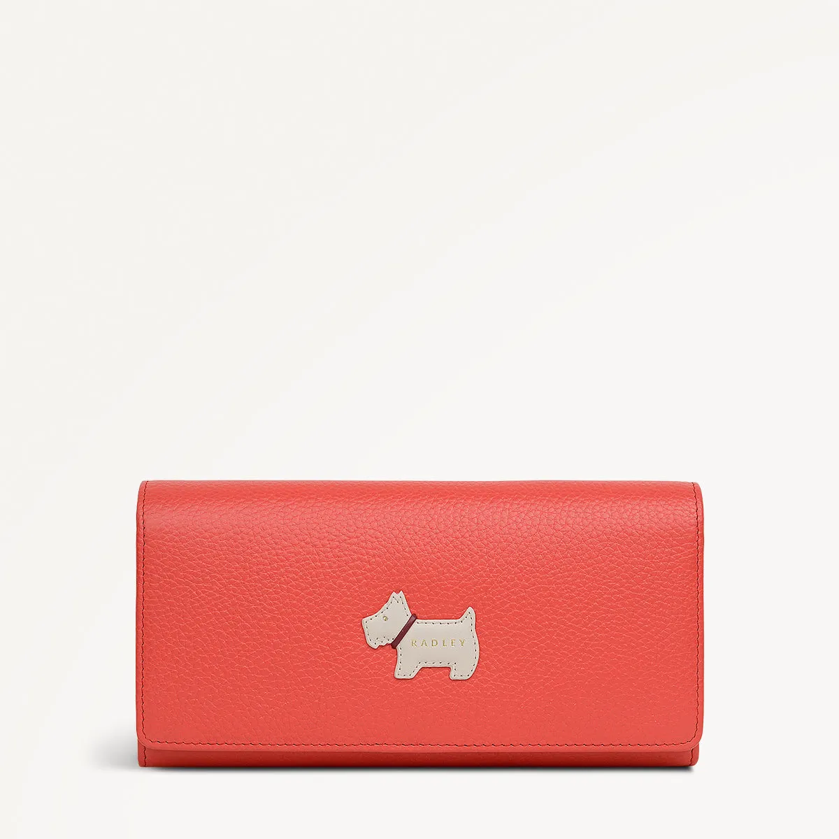 Loyal Radley Leather Extra Large Flapover Purse in Luscious Red - 111972 sold by Radley