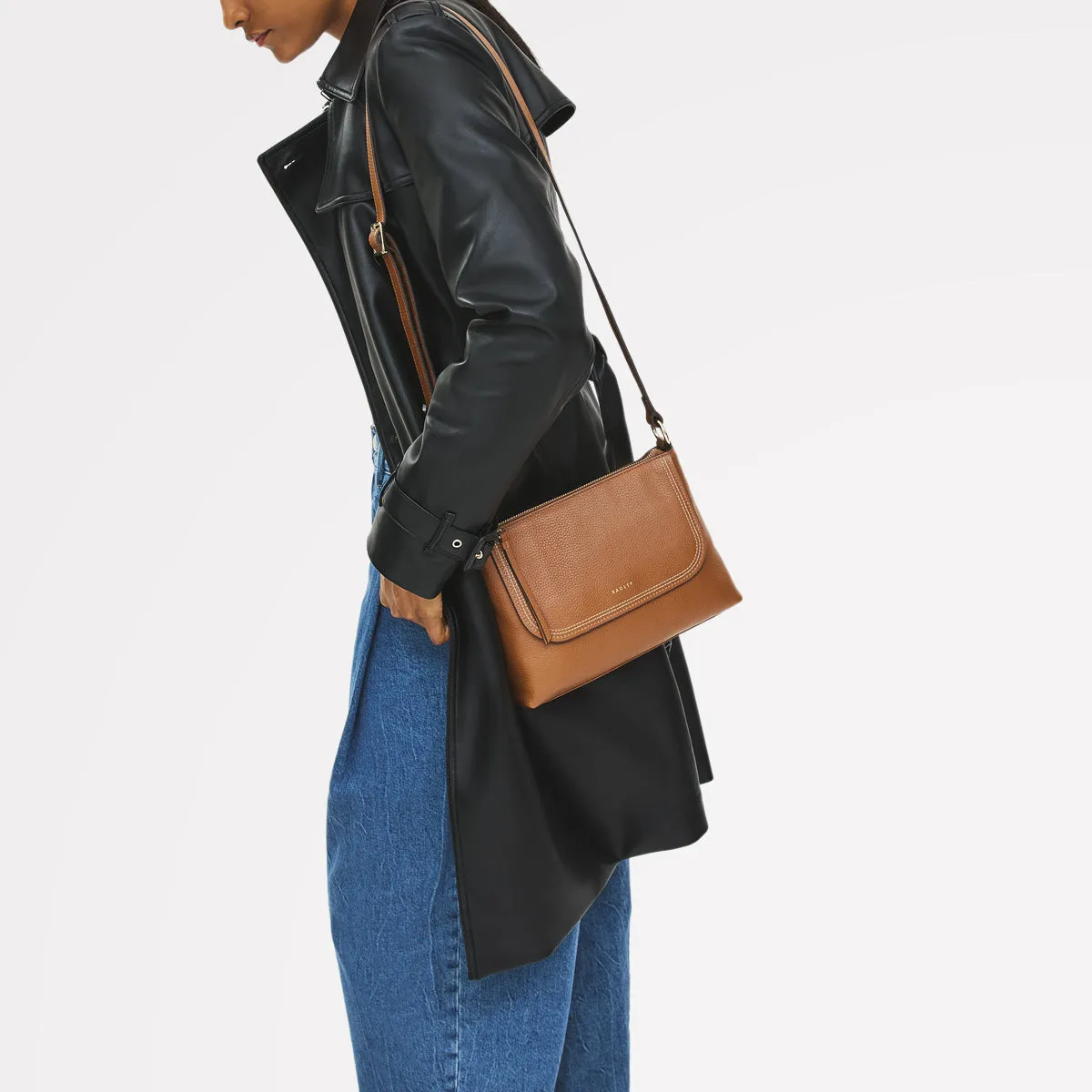 Colwyn Road Small Ziptop Cross Body Indus Tan - 111953 sold by Radley product image thumbnail 2