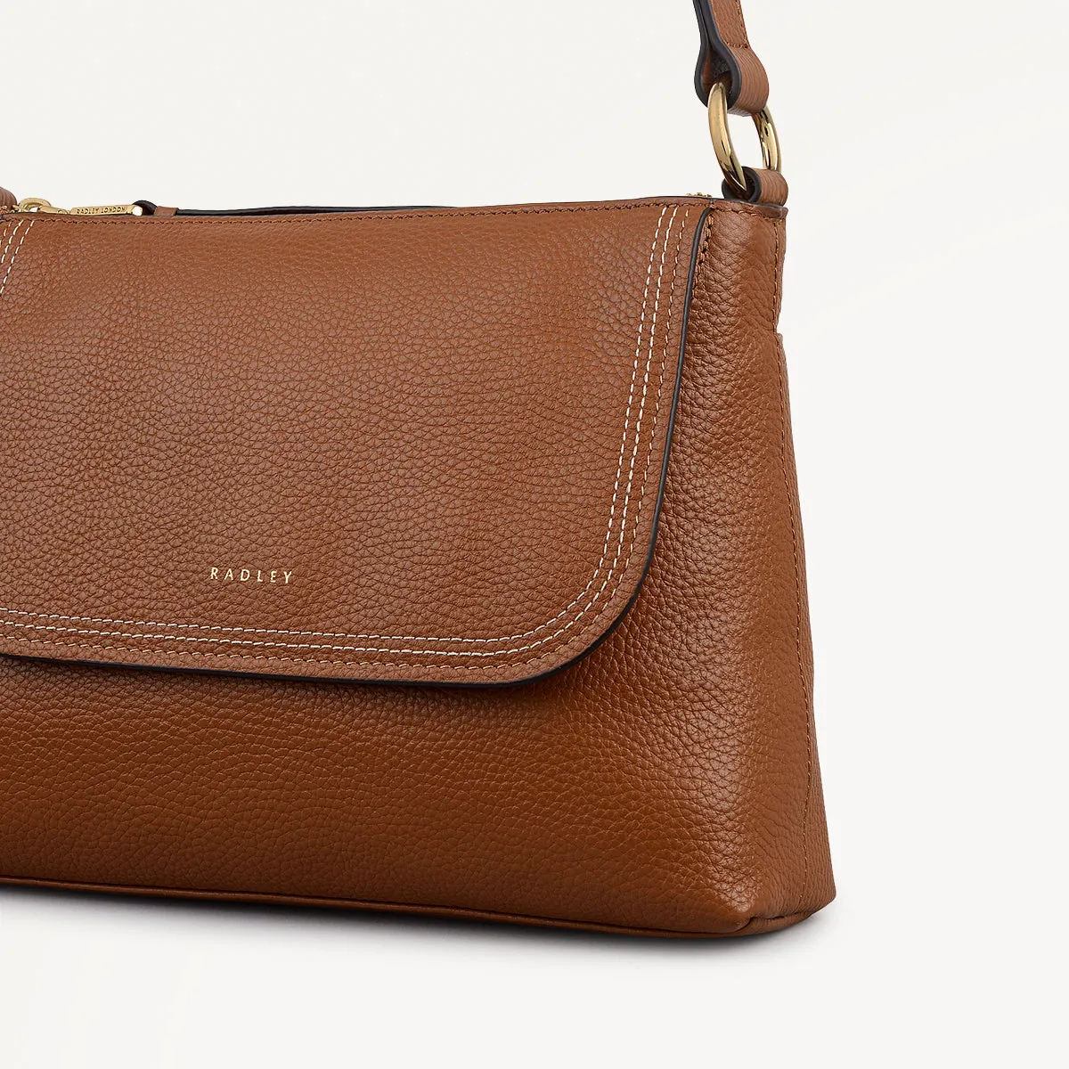 Colwyn Road Small Ziptop Cross Body Indus Tan - 111953 sold by Radley product image thumbnail 5