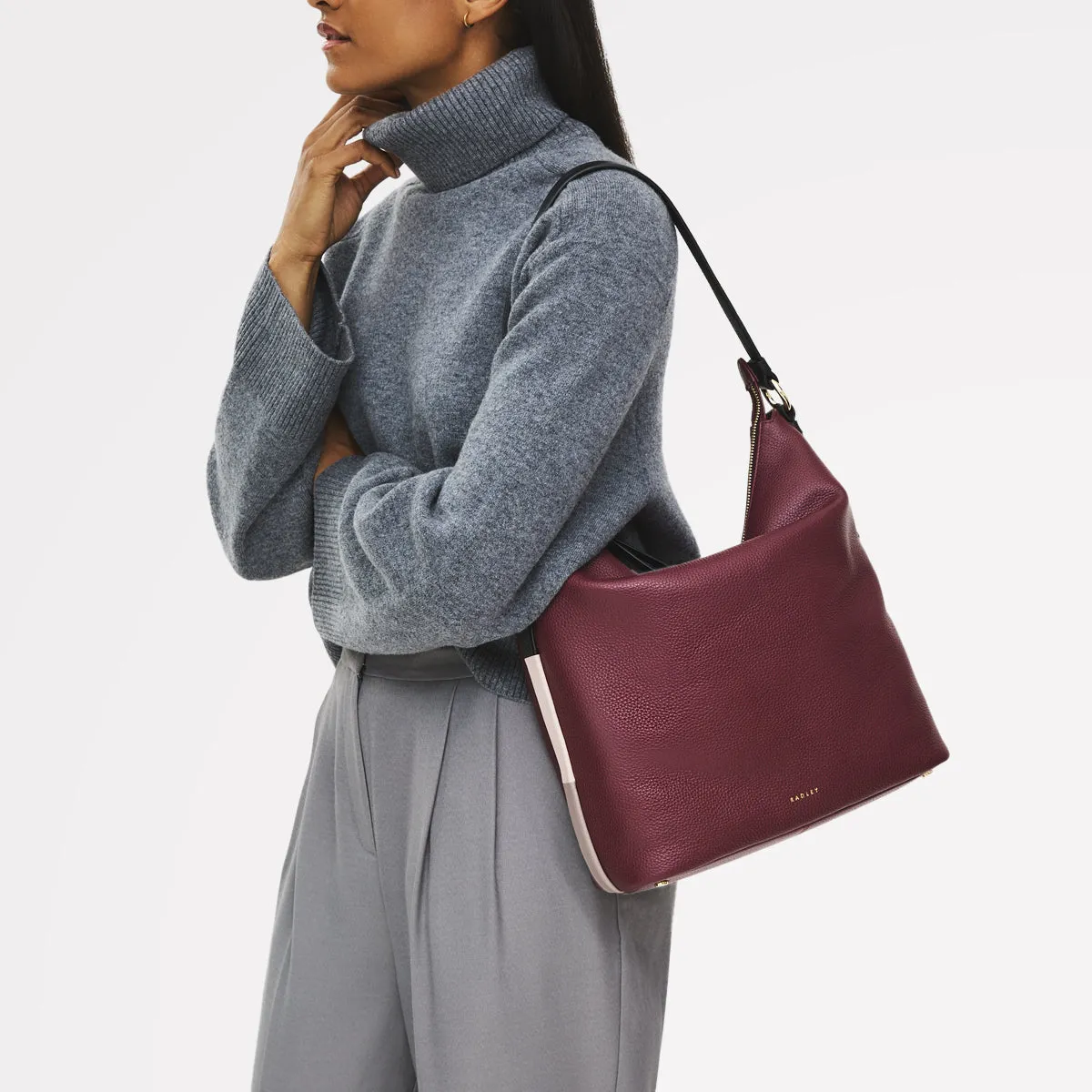 Waterloo Way Medium Ziptop Shoulder Merlot - 111927 sold by Radley product image thumbnail 5