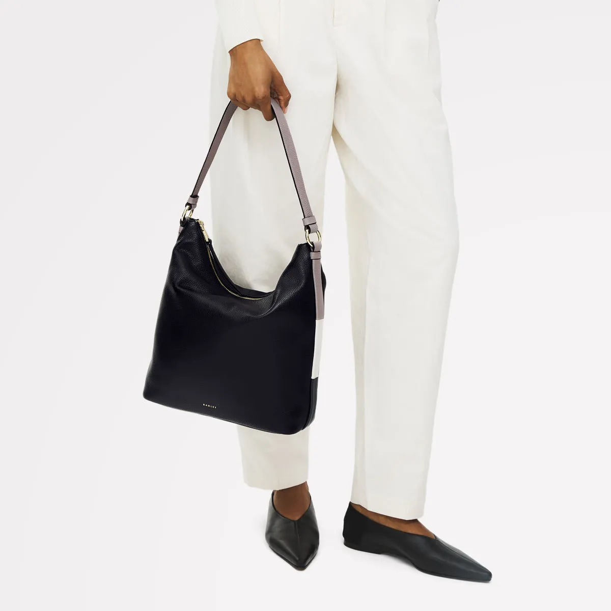 Waterloo Way Medium Ziptop Shoulder in Black - 111925 sold by Radley product image thumbnail 5