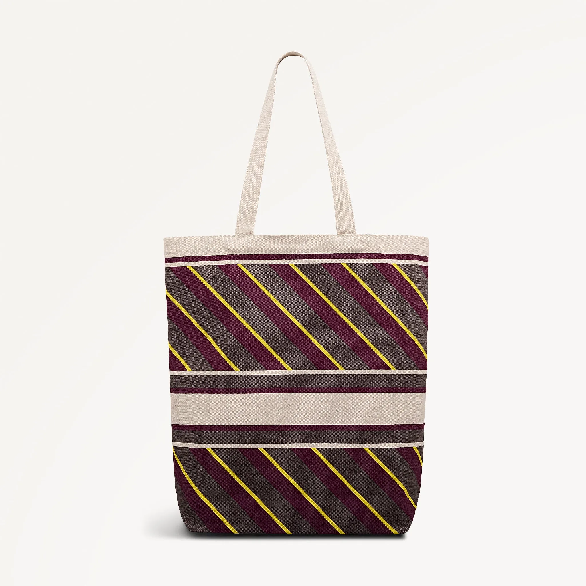 Radley Diagonal Stripe Extra Large Open Top Tote Coffee - 113252 sold by Radley product image thumbnail 2