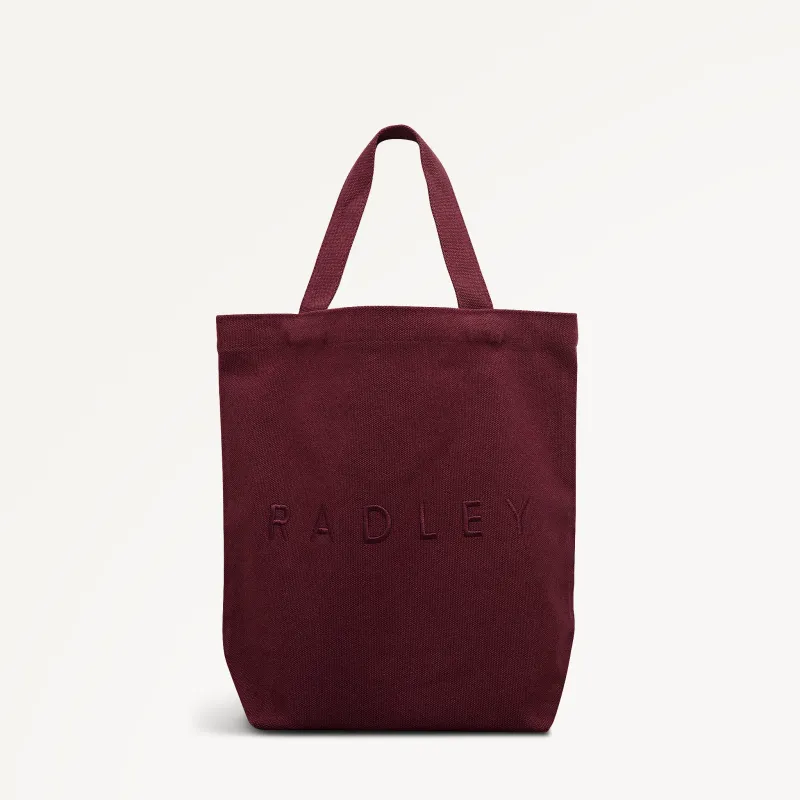 Radley Embroidery Small Open Top Grab Dark Cherry - 113250 sold by Radley