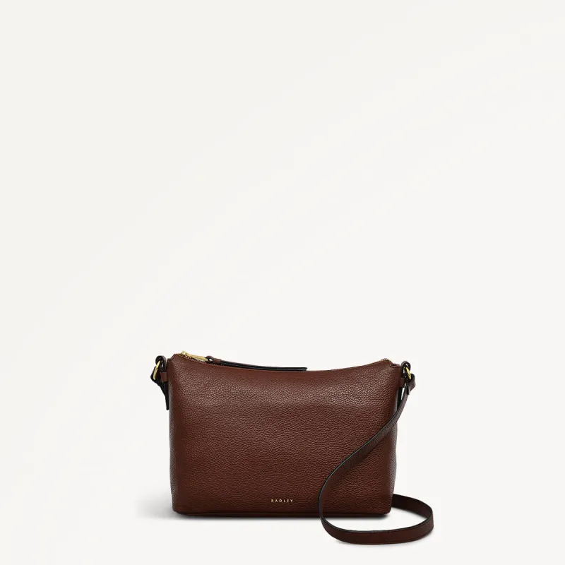 Bella Radley Small Ziptop Cross Body Walnut  - 110211 sold by Radley