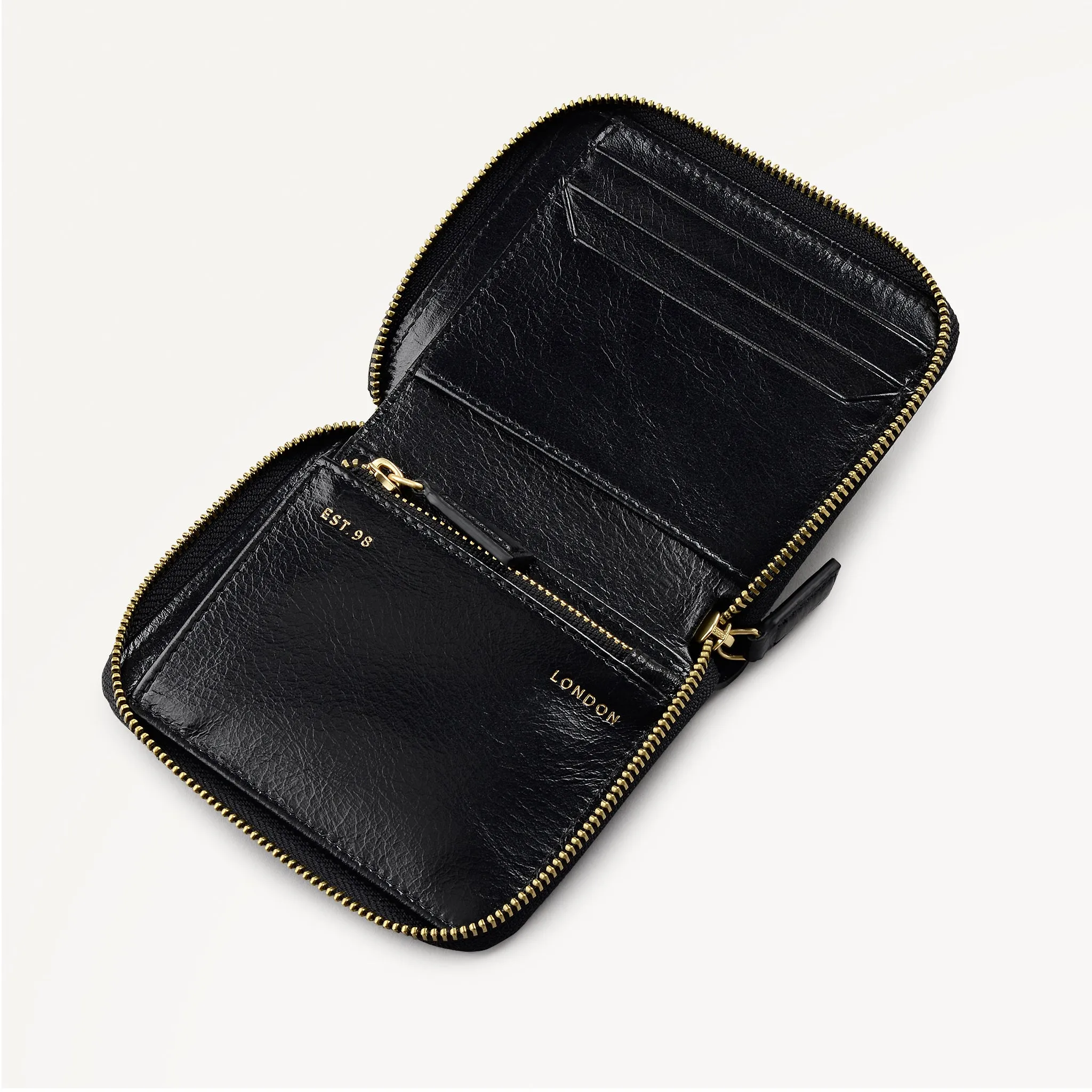 The Chancery - High Shine Medium Zip Around Purse Black - 113154 sold by Radley product image thumbnail 3