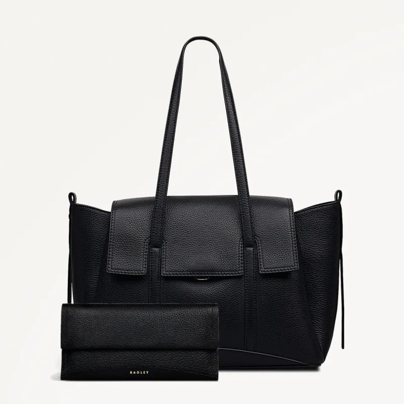 The Chancery Medium Flapover Shoulder Bag and Large Purse Bundle made by Radley