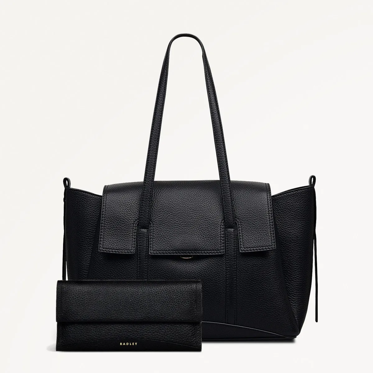 The Chancery Medium Flapover Shoulder Bag and Large Purse Bundle sold by Radley