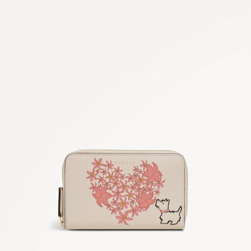LOVE YOU LOTS MEDIUM ZIP AROUND PURSE SALT sold by Radley