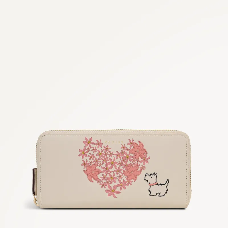 Love You Lots Large Zip Around Wallet Salt - 113356 sold by Radley