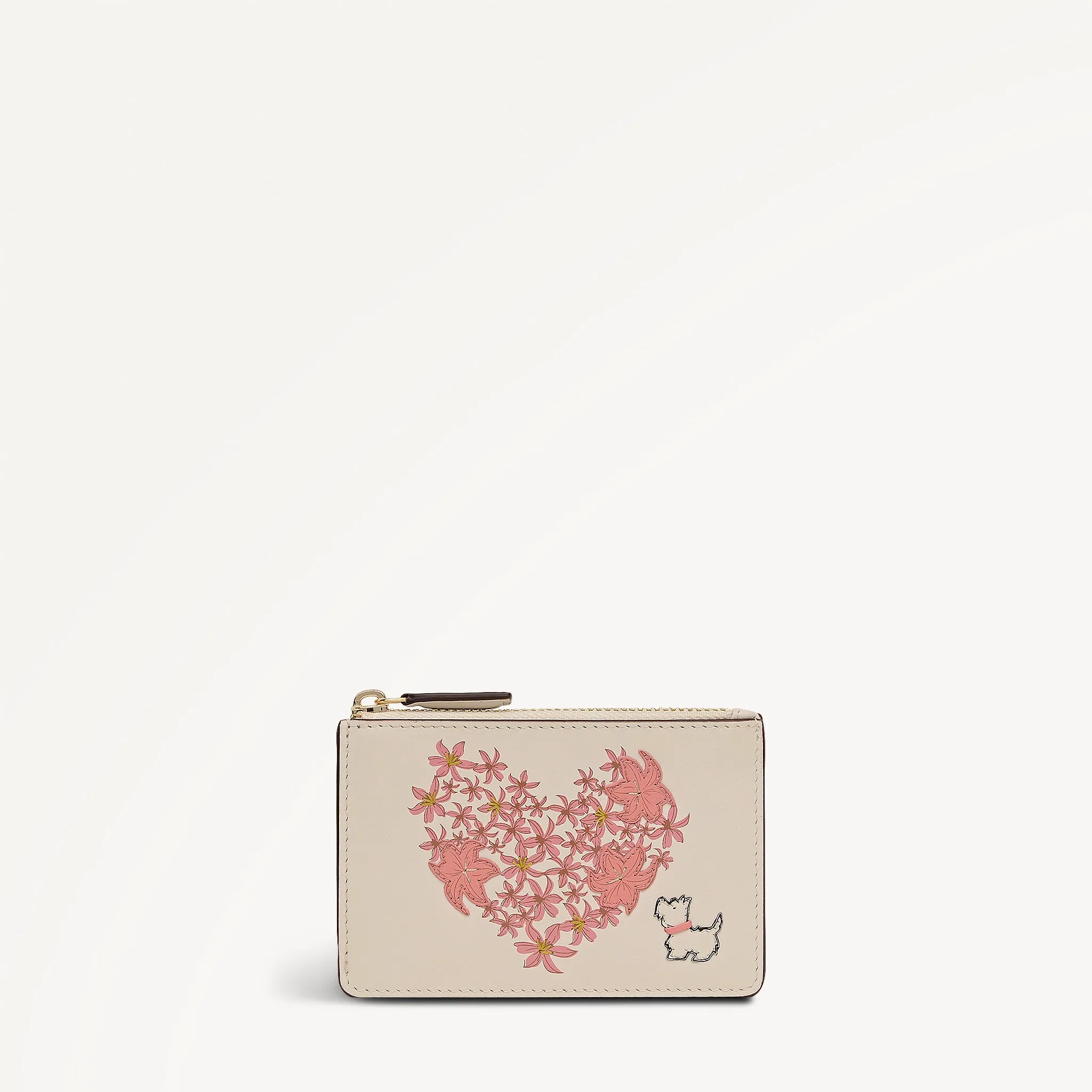 Love You Lots Small Zip Card & Coin Holder Salt - 113360 sold by Radley