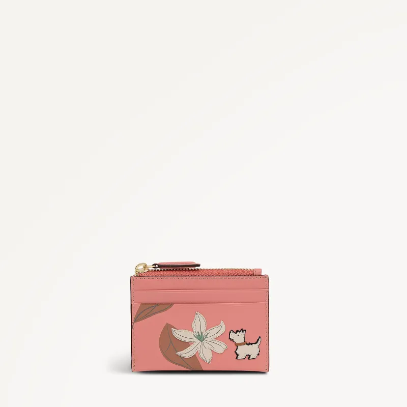 Pretty Petals Small Zip Card & Coin Holder Tea Rose - 113353 sold by Radley
