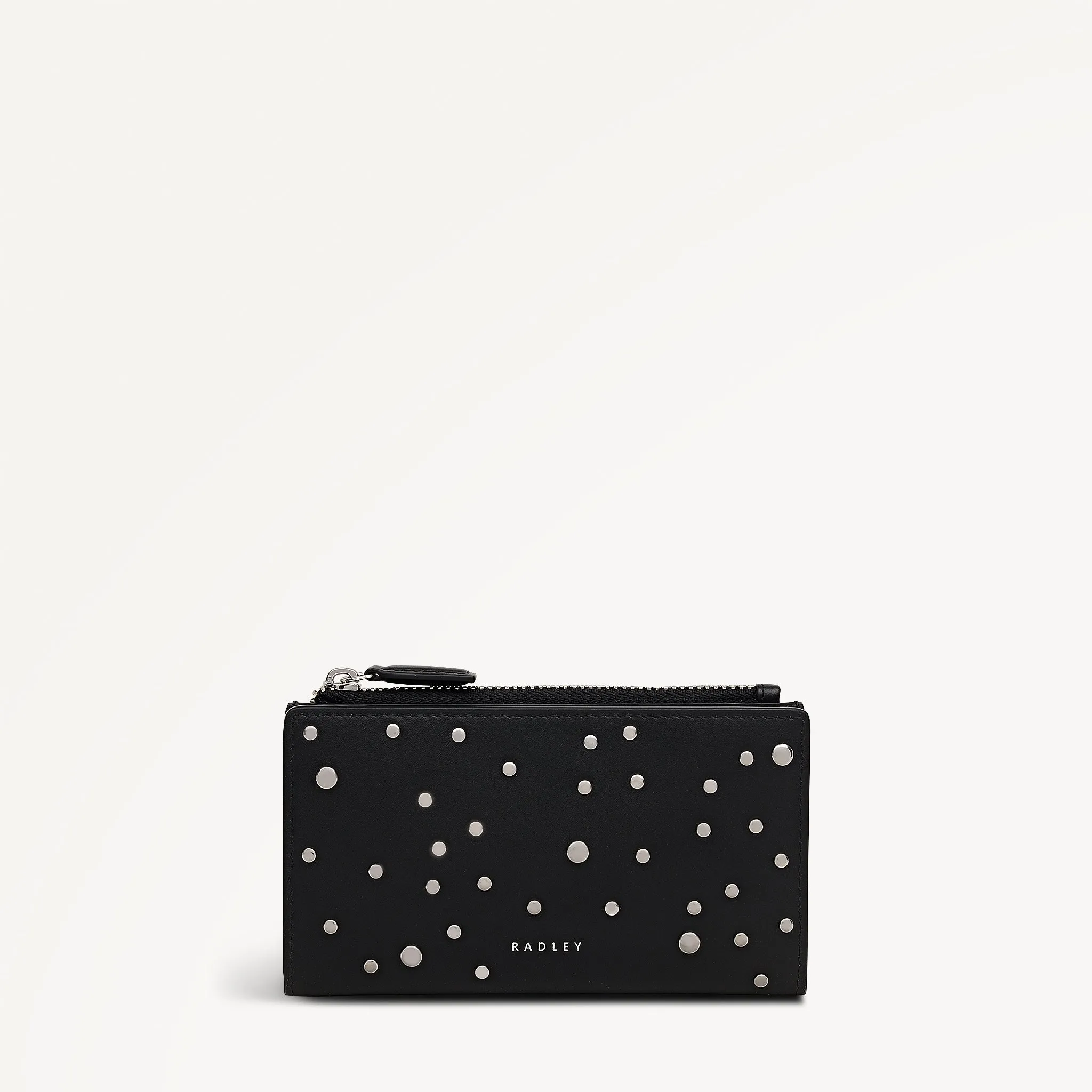 Coin Street - Stud Medium Ziptop Purse Black - 113175 sold by Radley