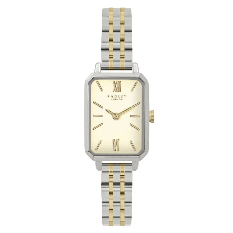COMPTON STREET TWO TONE BRACELET WATCH SILVER - RY4619 made by Radley
