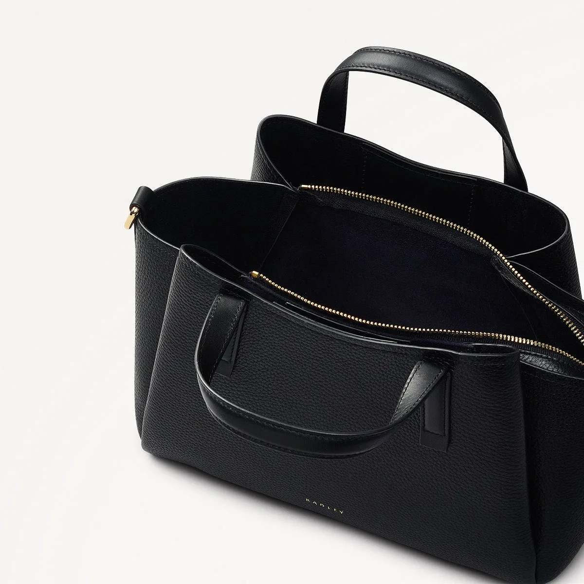 Blake Gardens Leather Small Ziptop Grab Bag in Black - 111289 sold by Radley product image thumbnail 3