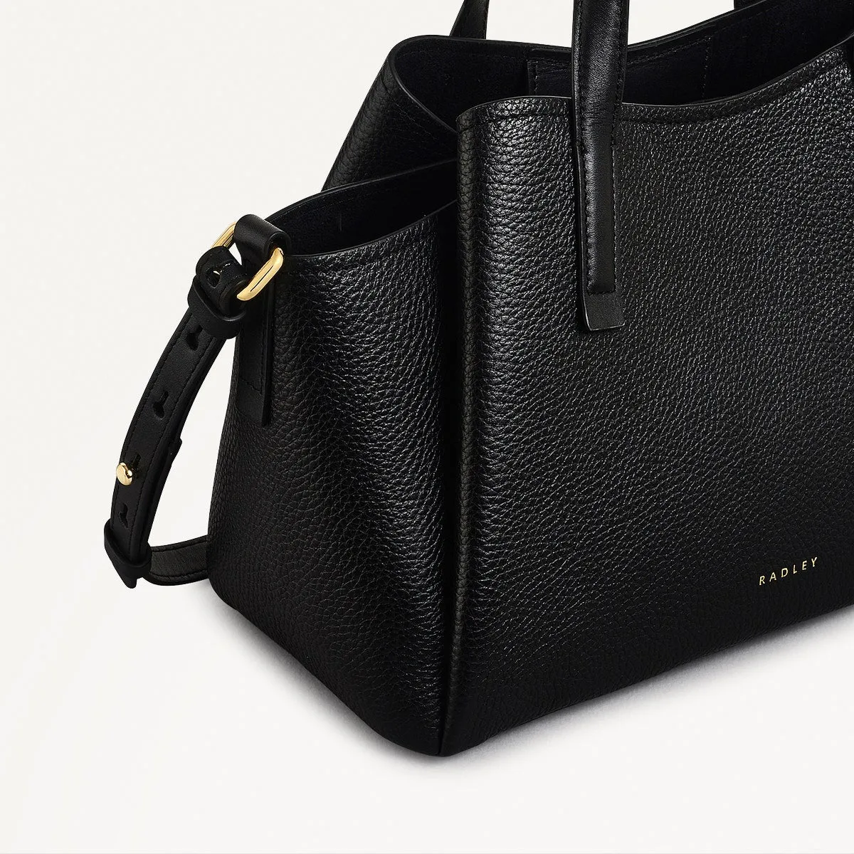 Blake Gardens Leather Small Ziptop Grab Bag in Black - 111289 sold by Radley product image thumbnail 4