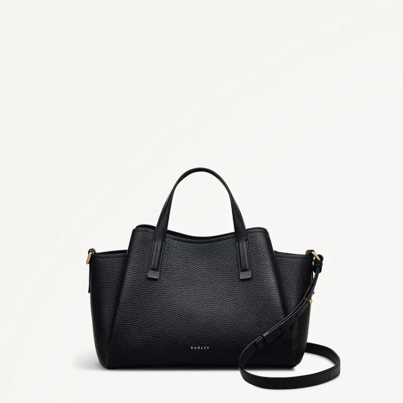 Blake Gardens Leather Small Ziptop Grab Bag in Black - 111289 sold by Radley
