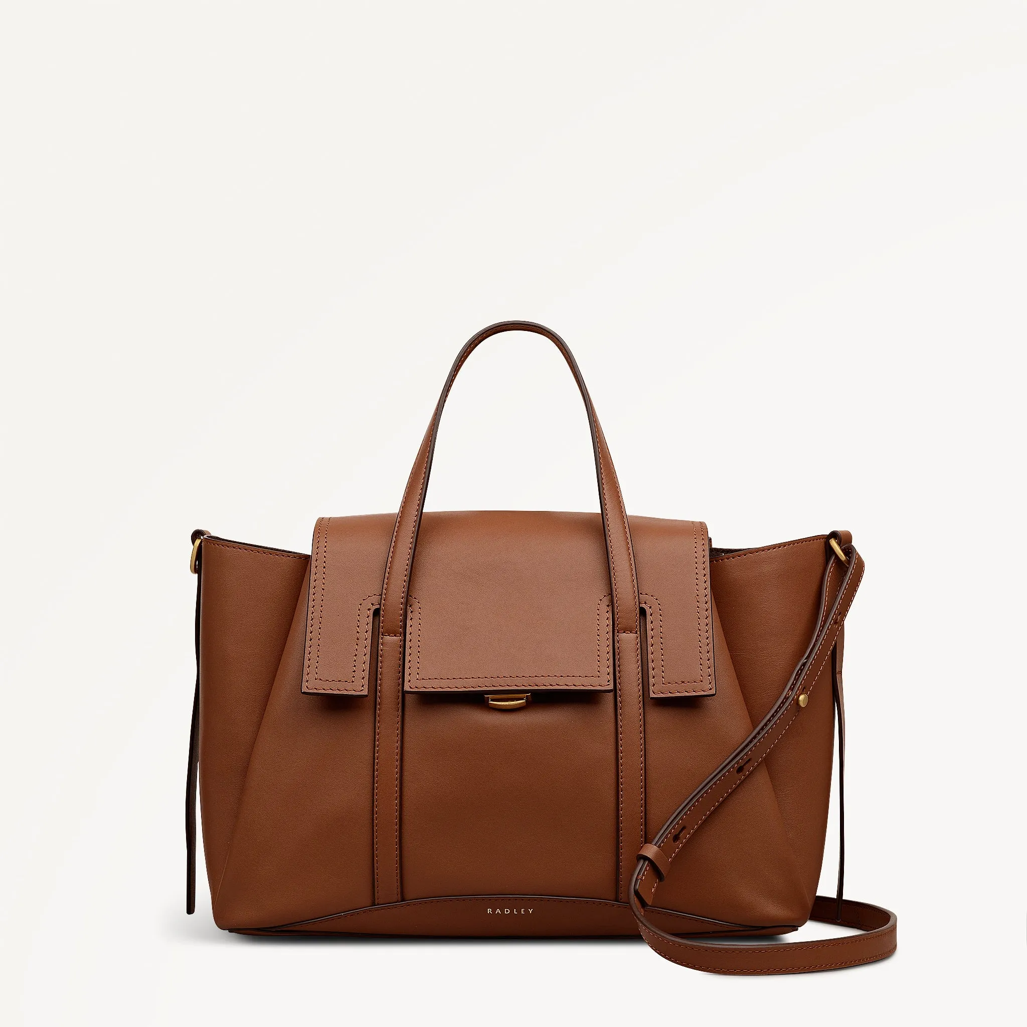 The Chancery Medium Flapover Grab Cognac - 113239 sold by Radley