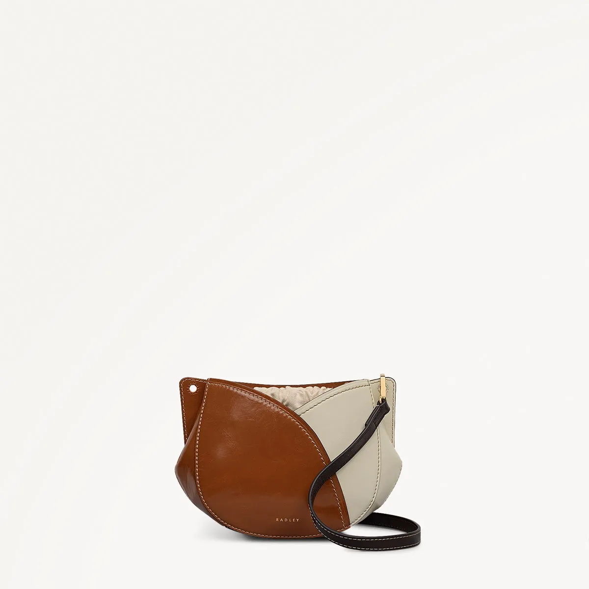 Tulip Street Leather Small Drawstring Cross Body Bag in Toffee - 112408 sold by Radley