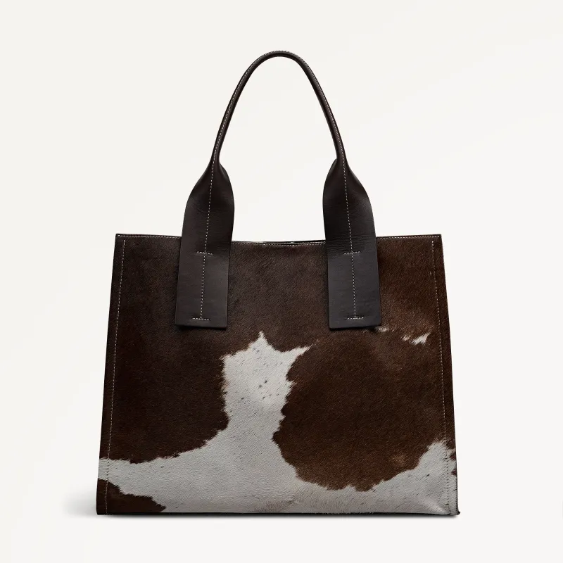 The Strand - Cow Hide Large Open Top Shoulder Dark Oak - 113075 sold by Radley