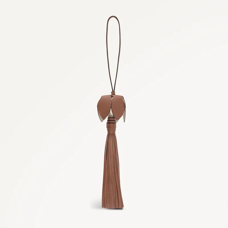 FLOWER LANE SMALL BAG CHARM COGNAC sold by Radley