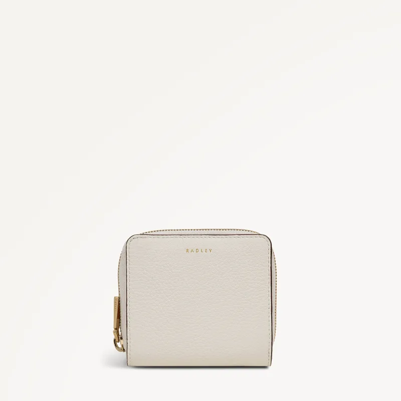 Dukes Place Leather Medium Zip Around Purse in Chalk  - 113375 sold by Radley