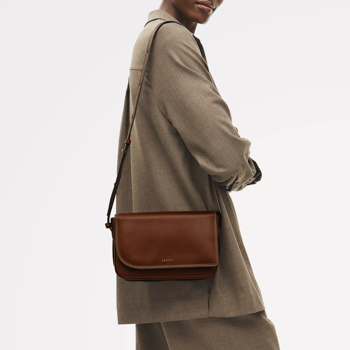 Pocket Street Small Flapover Cross Body Cognac - 113087 sold by Radley product image thumbnail 2