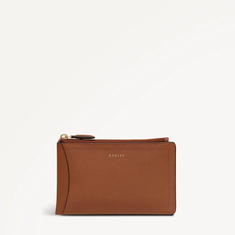 THE CHANCERY MEDIUM ZIP CARD & COIN HOLDER COGNAC - 113244 sold by Radley