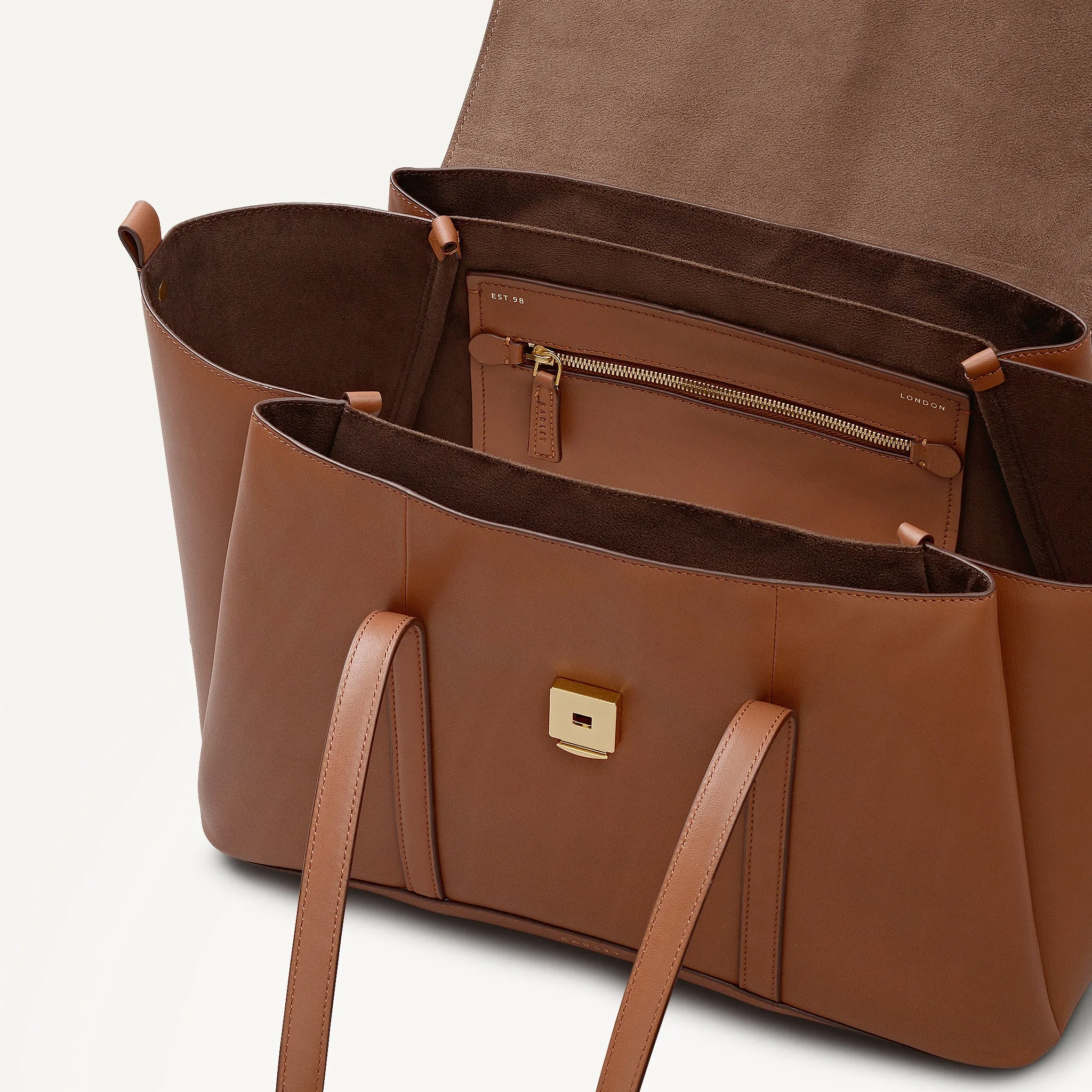 The Chancery Medium Flapover Shoulder Cognac - 113240 sold by Radley product image thumbnail 4