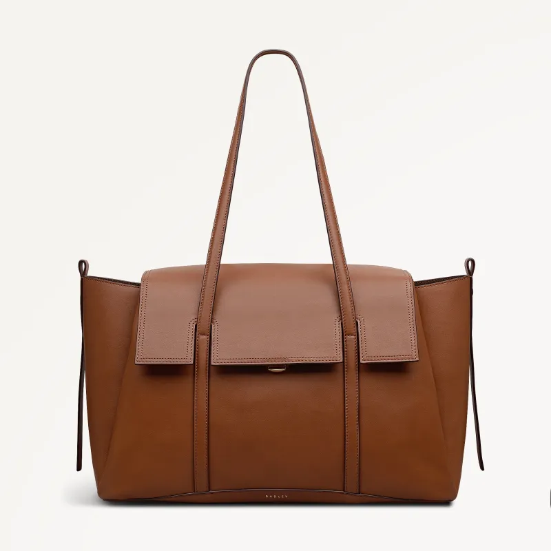 The Chancery Large Flapover Shoulder Cognac - 113238 sold by Radley