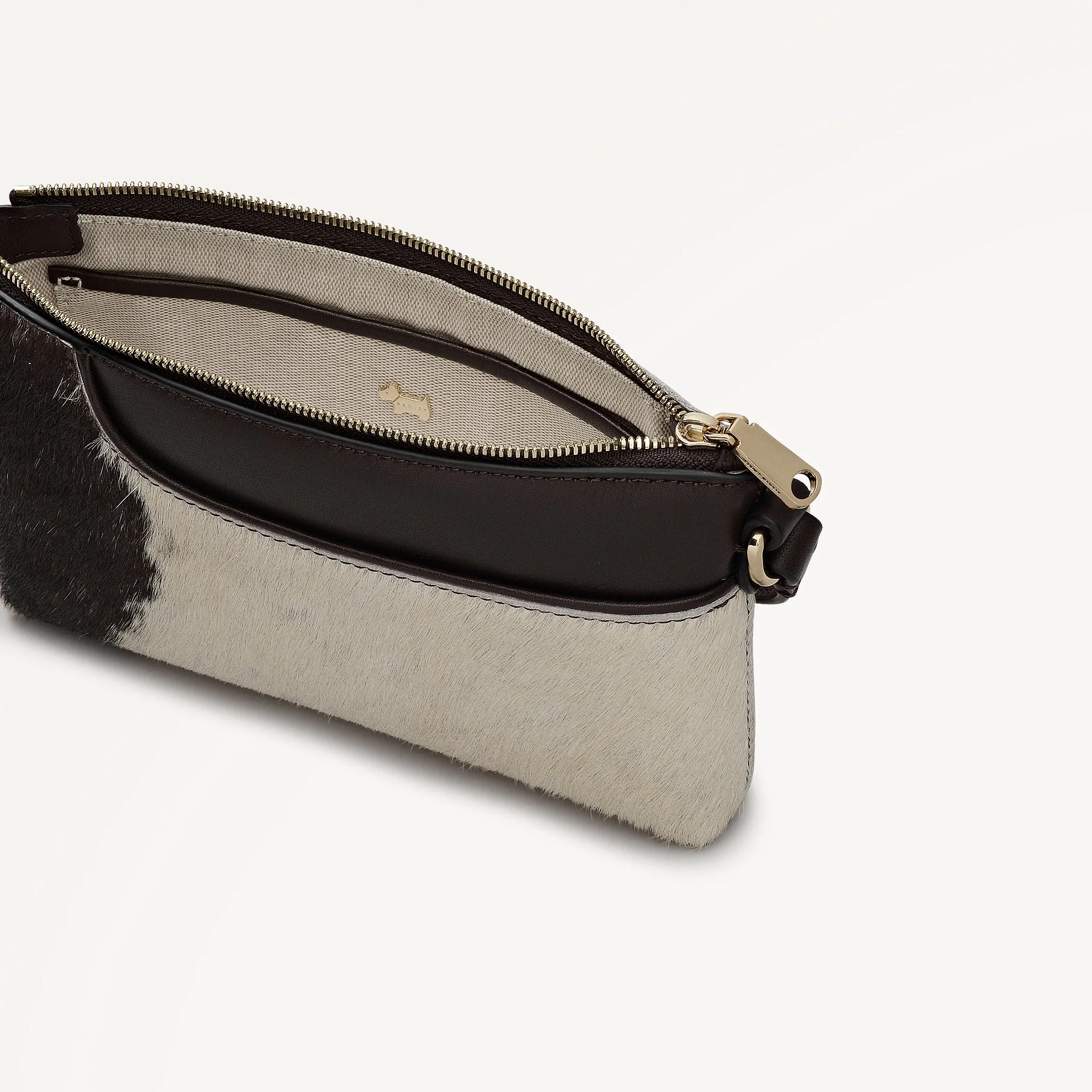 Pockets - Cow Hide Mini Ziptop EW Shoulder Dark Oak - 113066 sold by Radley product image thumbnail 4