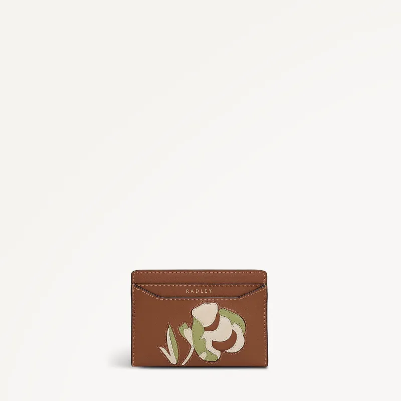 Floral Small Card Holder Cognac - 113211 made by Radley