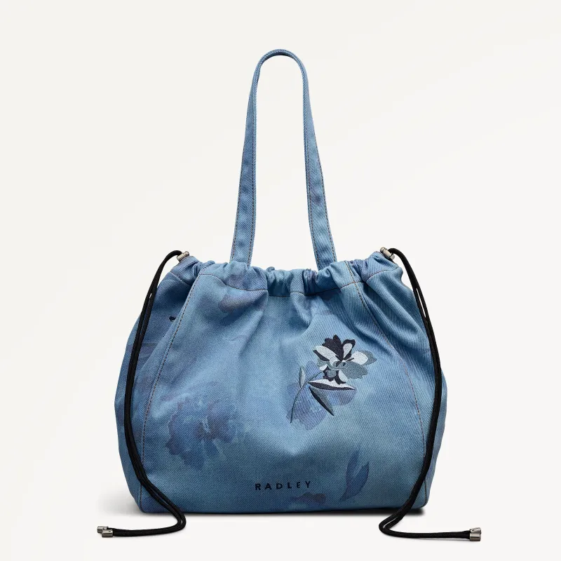 Eden Row - Denim Large Open Top Tote - RHF13001 sold by Radley
