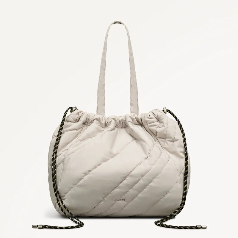 Eden Row - Quilt Large Open Top Tote Feather Gray - 113137 made by Radley