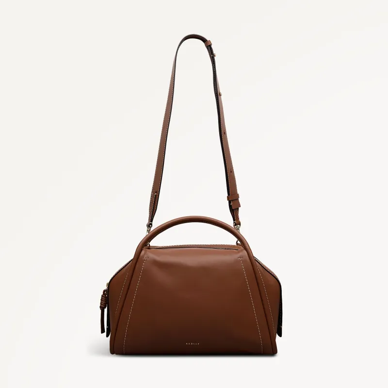 The Golborne Medium Ziptop Grab Cognac - 113116 sold by Radley